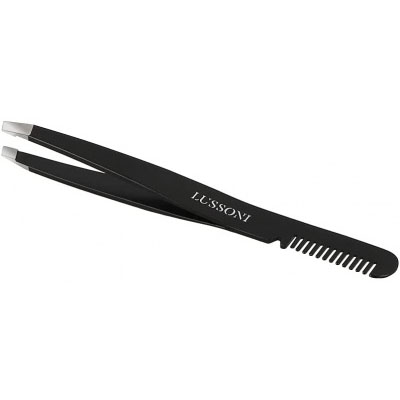 LUSSONI Stainless Steel Tweezers With Comb