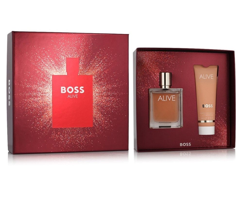 Hugo Boss Alive 50ml EDP Spray 75ml Body Lotion