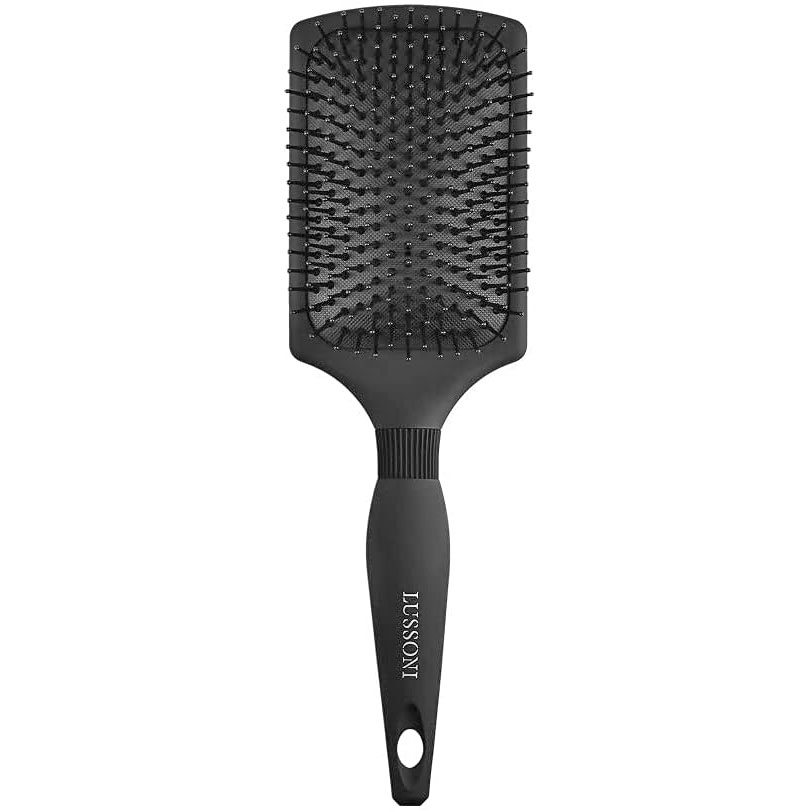 Lussoni Large Paddle Hairbrush with High Quality Ballpoint Pins