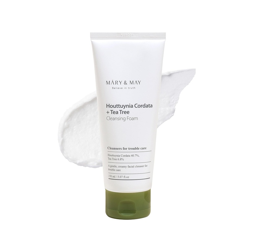 HOUTTUYNIA CORDATA + TEA TREE CLEANSING FOAM 150ML